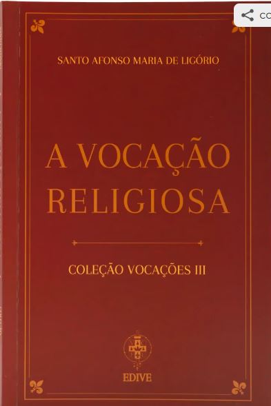 Capa de A Vocação Religiosa